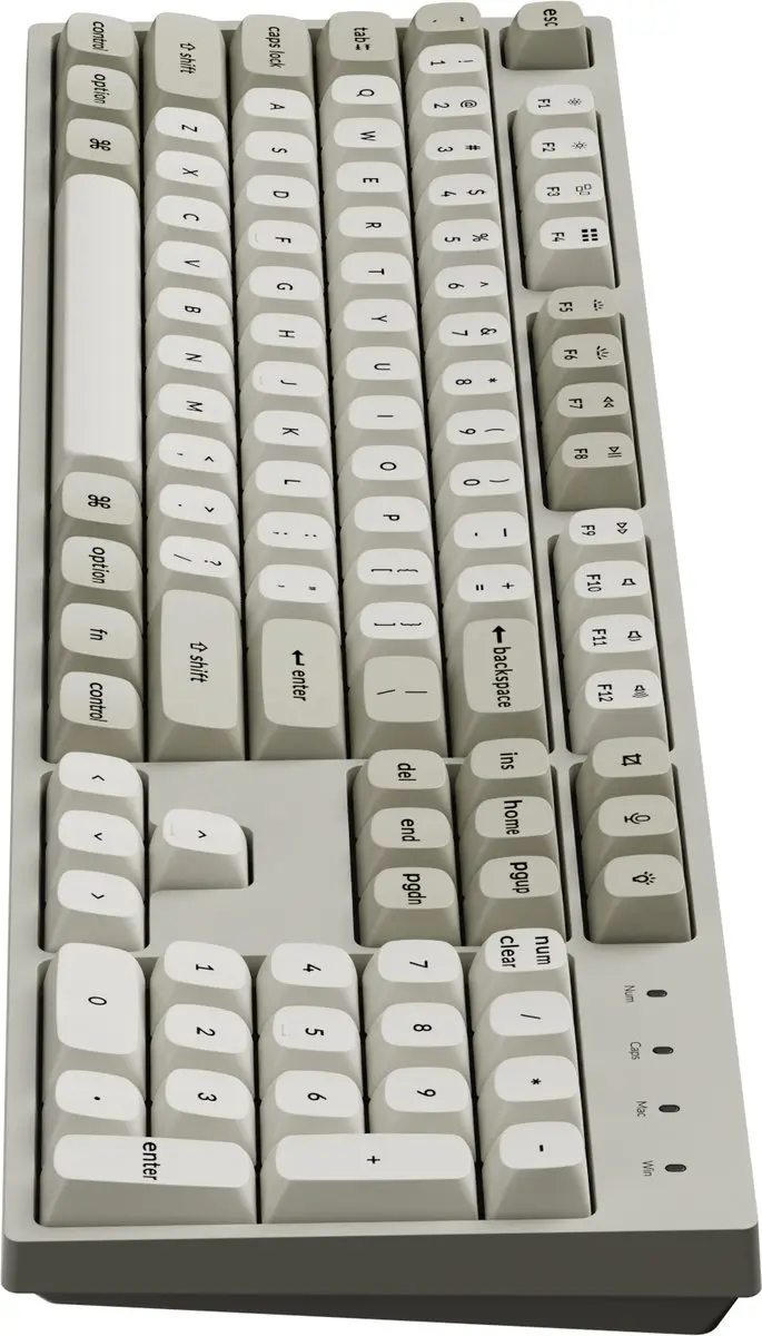 Keychron C2 Pro C2PX-M4 Mechanisch Toetsenbord - Banana Switch - Retro