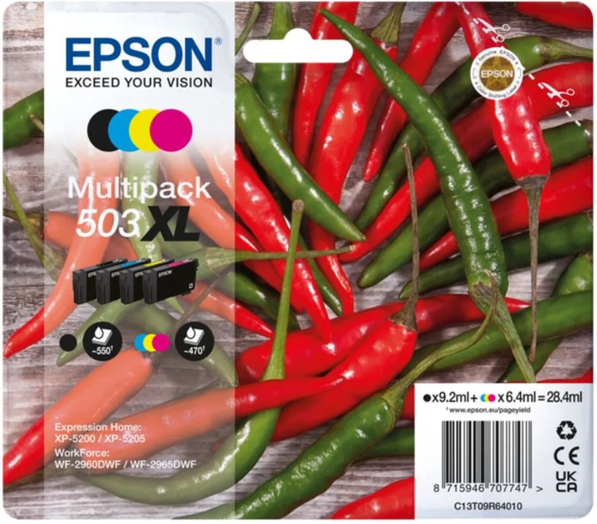 Epson 503XL Chilipeper Inktcartridge Multipack
