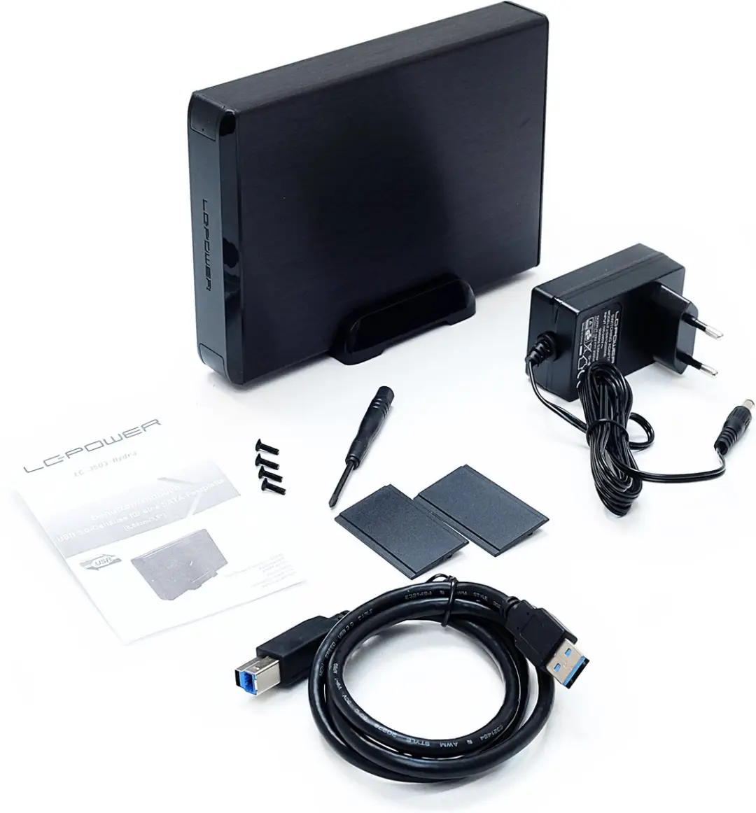 LC Power LC-35U3-Hydra Externe HDD Behuizing 3,5" - USB 3.0 - Zwart