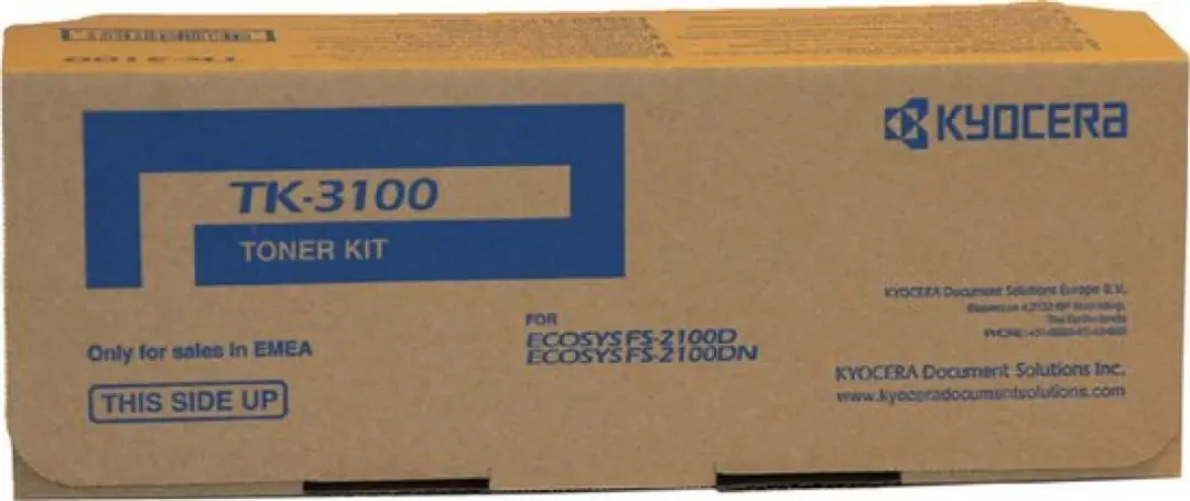 Kyocera TK-3100 Tonercartridge - 12.500 Pagina's - Zwart