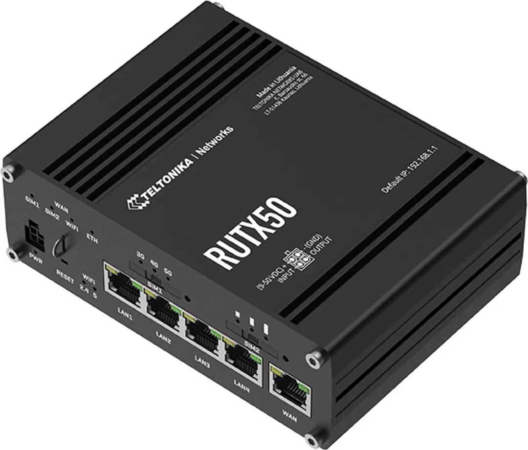 Teltonika RUTX50 5G Router - Zilver