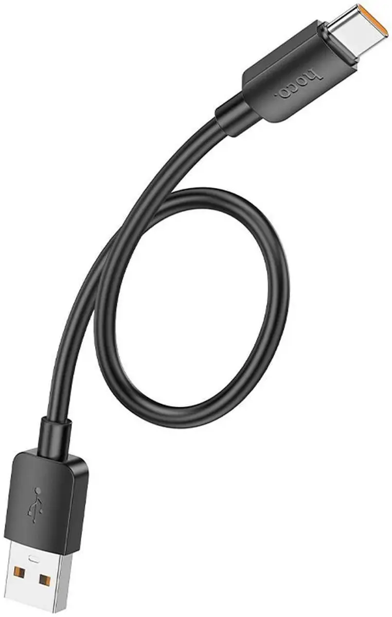 Hoco X96 USB-C Laadkabel 100W PD 0.25m - Zwart
