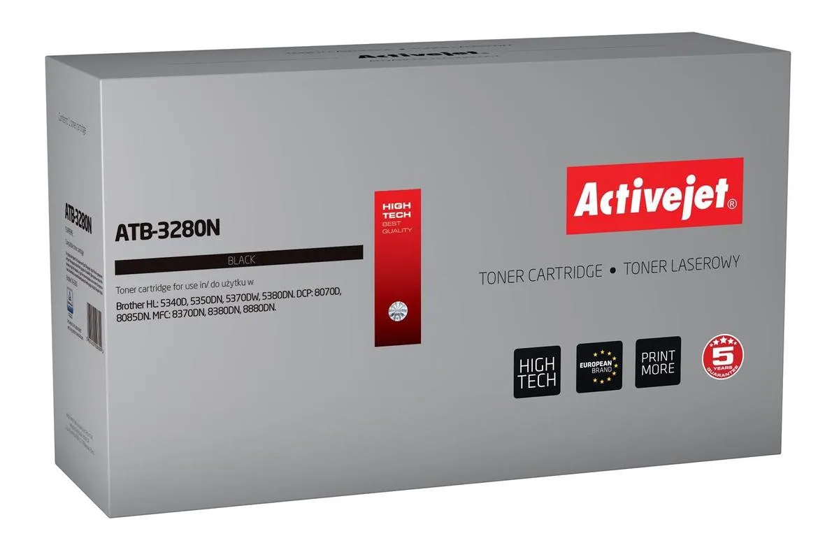 Brother ActiveJet ATB-3280N Tonercartridge - 8000 Pagina's - Magenta