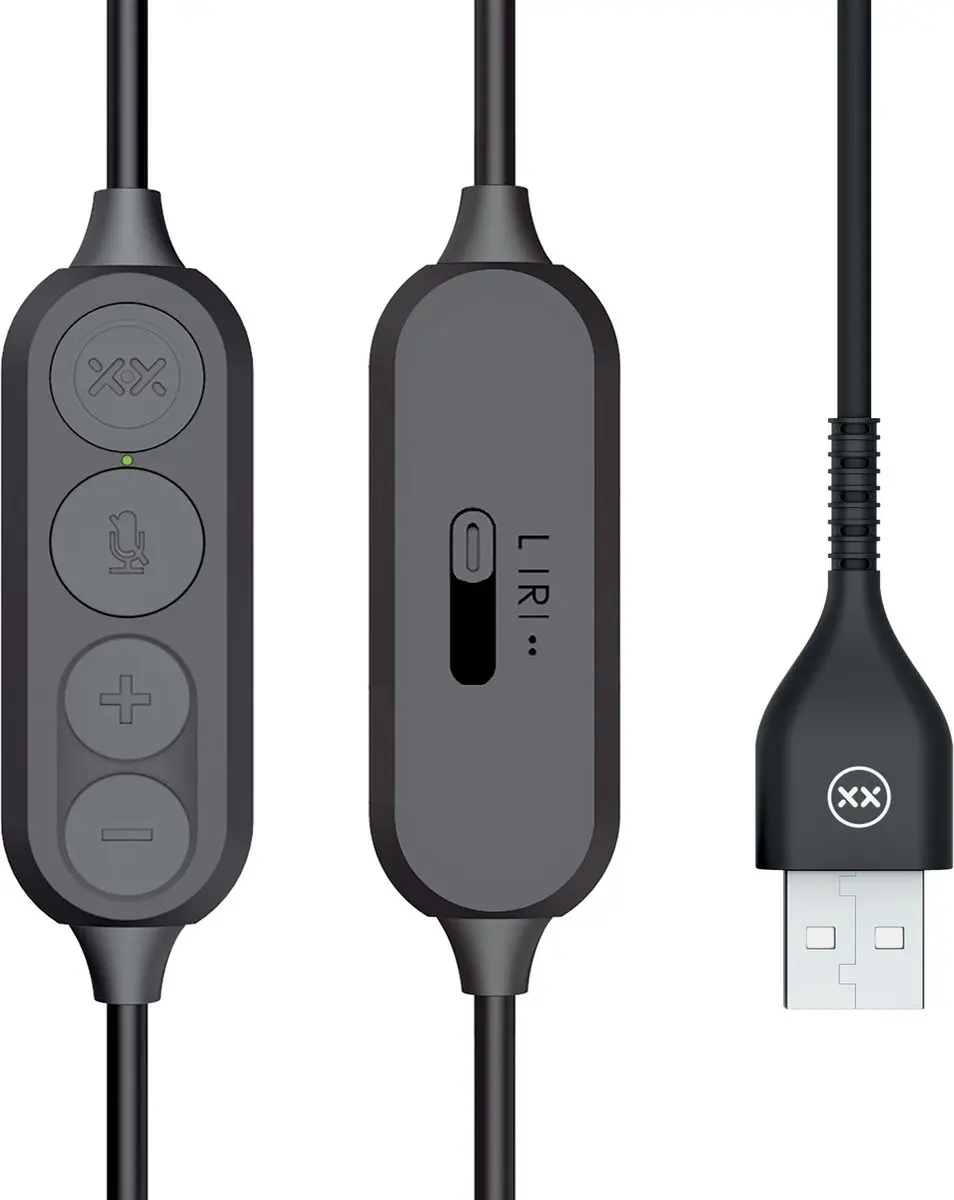 Mixx H1U Bedrade Headset USB-A - Zwart