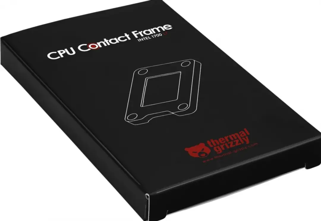 Thermal Grizzly CPU Contact Frame Intel 1700 LT - Zwart