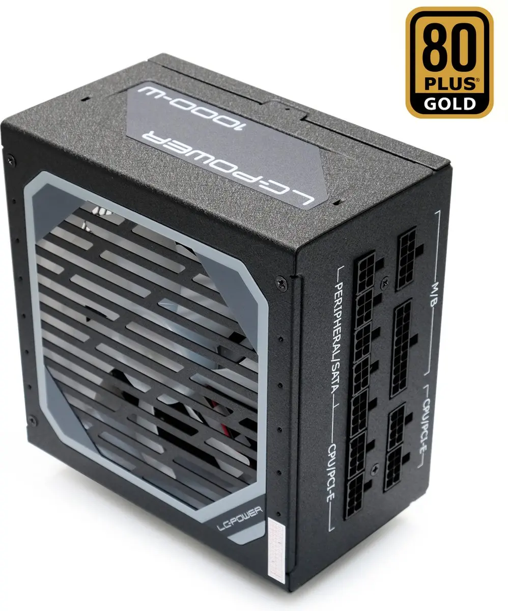 LC Power LC-1000M-V2.31 1000W PC Voeding - Full Modulair - 8x PCIe