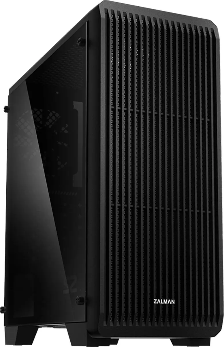 Zalman S2 TG Midi-tower Behuizing - Zwart