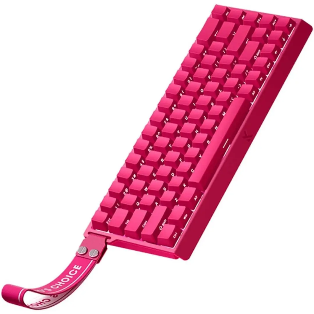 MCHOSE Ace68 MC-Ace68-24 Mechanisch Gaming Toetsenbord - Rose Red