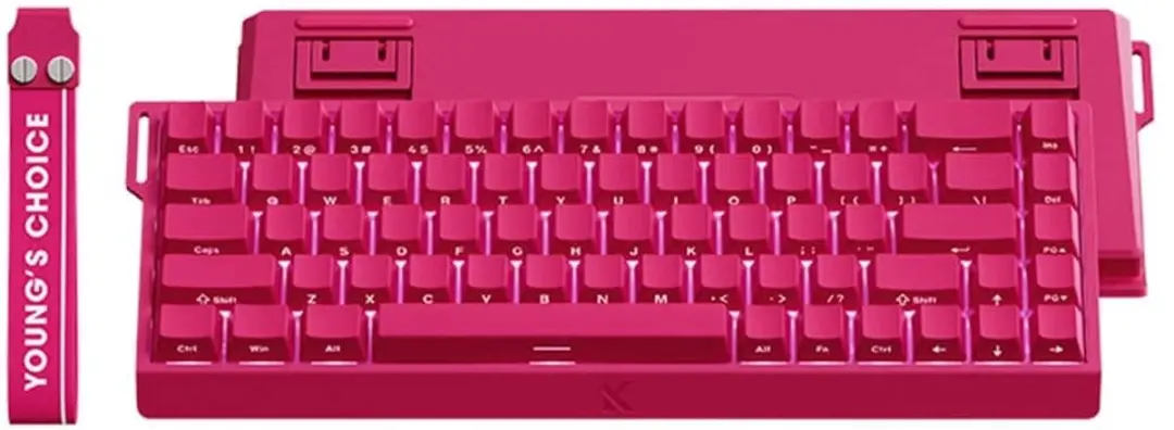 MCHOSE Ace68 MC-Ace68-24 Mechanisch Gaming Toetsenbord - Rose Red