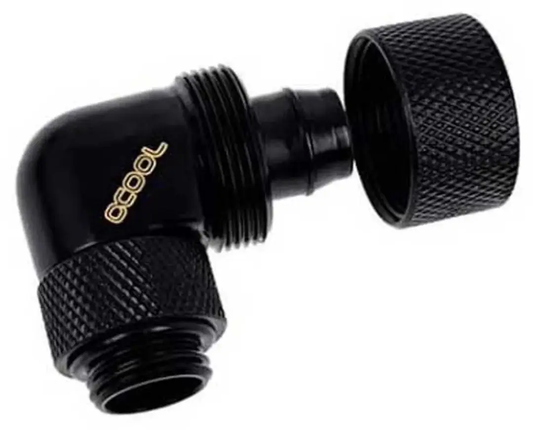 Alphacool 1011165 Raccord Rotatif 16mm - G1/4 - Zwart