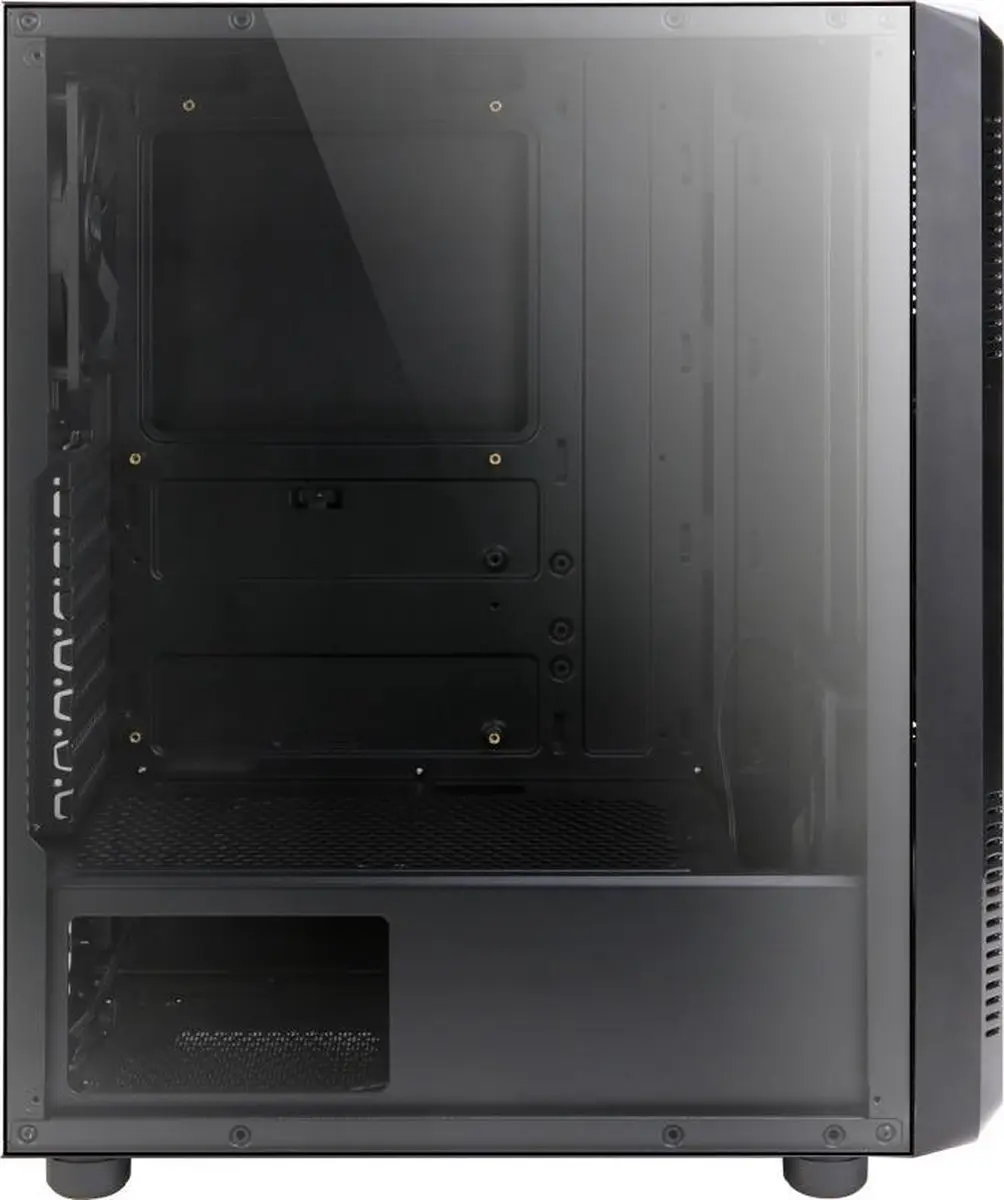 Zalman S4 Behuizing - ATX - 2x 3.5" 1x 2.5" - 2 Ventilatoren - Zwart