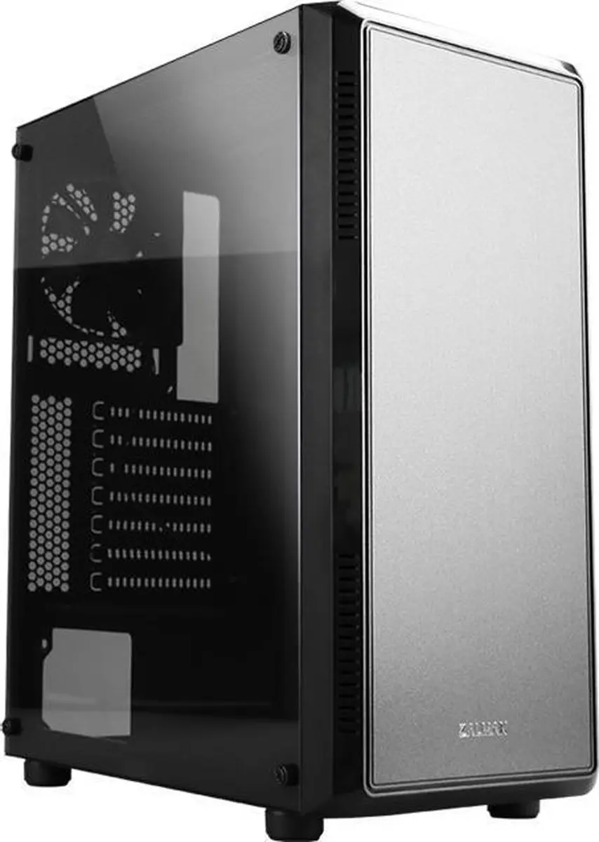 Zalman S4 Behuizing - ATX - 2x 3.5" 1x 2.5" - 2 Ventilatoren - Zwart