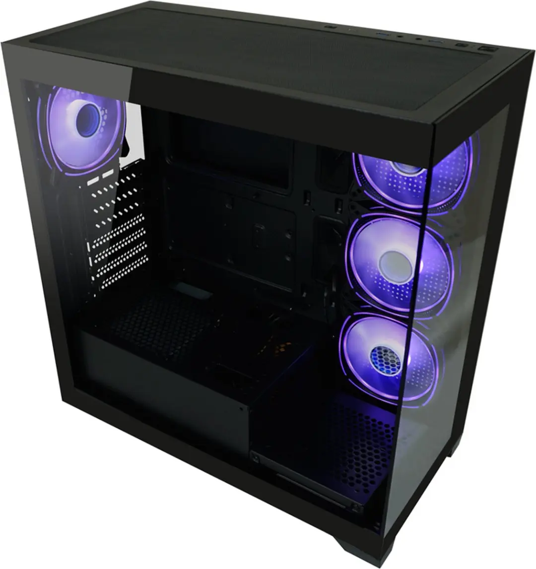 LC Power LC-715B-ON Midi Tower - Zwart