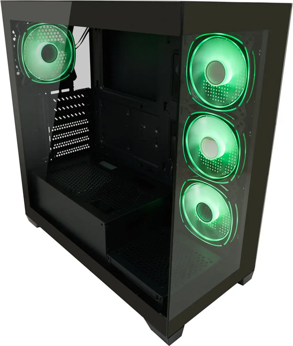 LC Power LC-715B-ON Midi Tower - Zwart