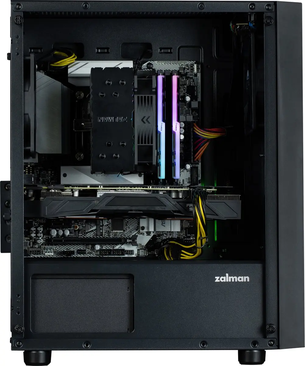Zalman T3 PLUS mATX Behuizing - Zwart