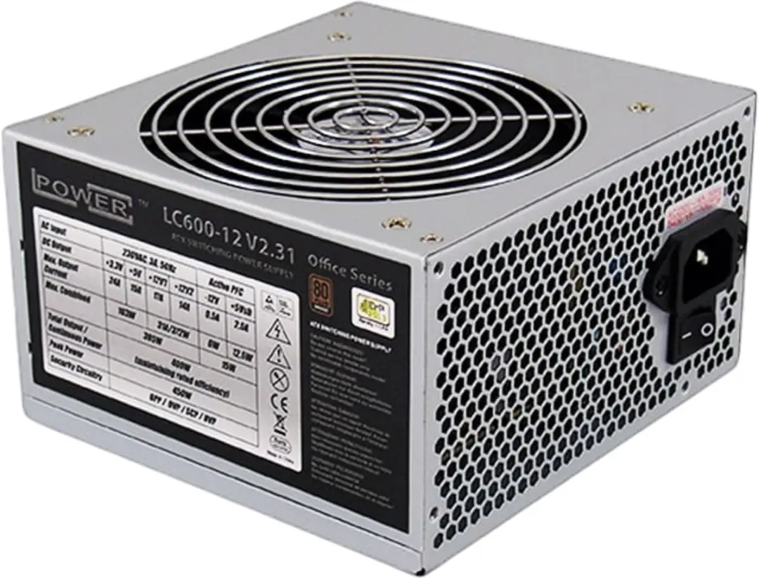 LC Power LC600-12 V 2.31 PC-netvoeding 450W