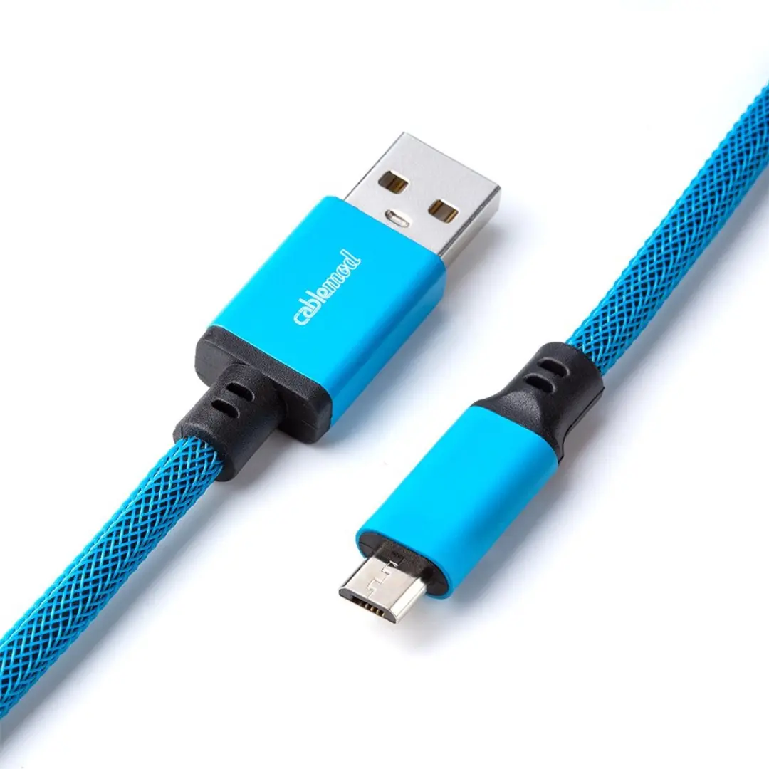 Cablemod CM-CKCA-CW-YW150YW-R USB-kabel 1,5m USB-A naar USB-C - Blauw
