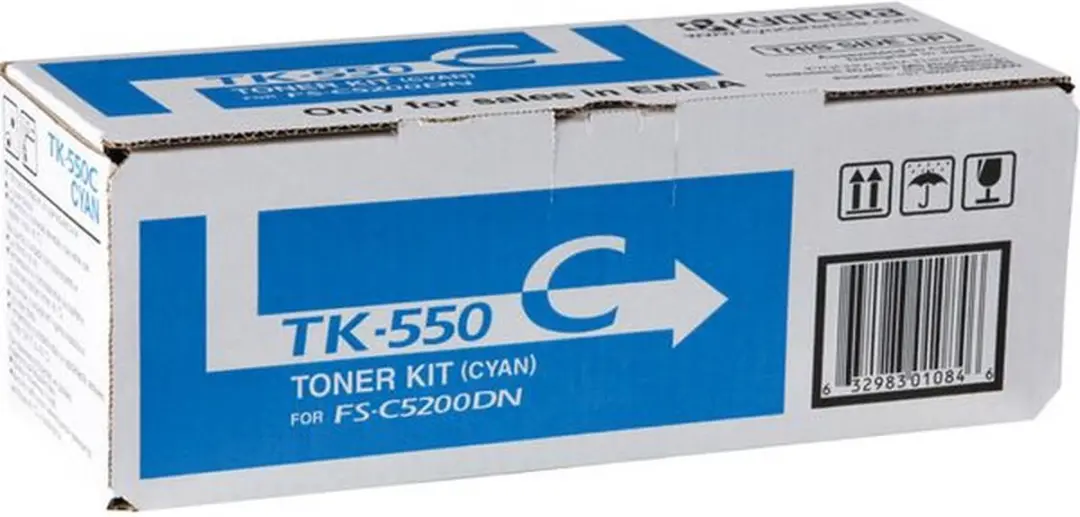 Kyocera TK-550C Tonercartridge - Cyaan