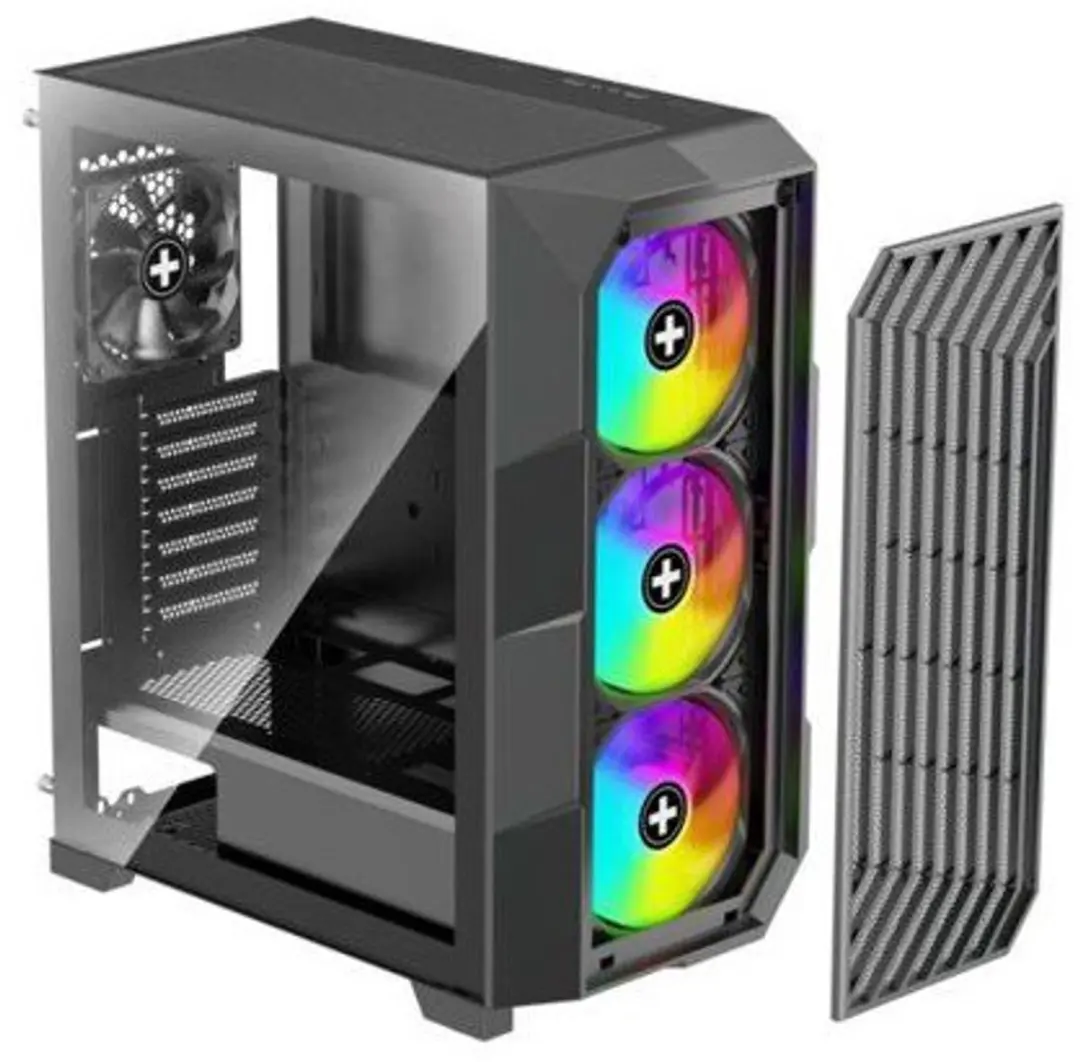 Xilence XG181 Midi Tower - 4 ARGB-fans - Glasraam