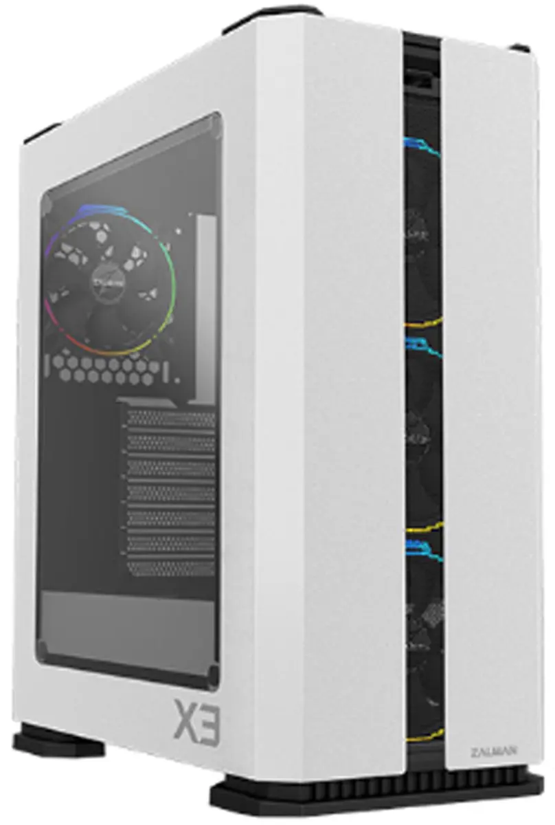 Zalman X3 Medium Toren ATX - Wit RGB