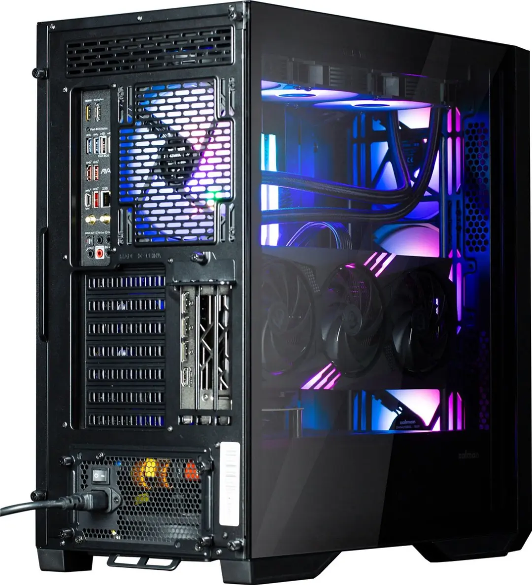 Zalman Z9 Iceberg MS Black - 3x 2.5" 2x 3.5" - USB-C