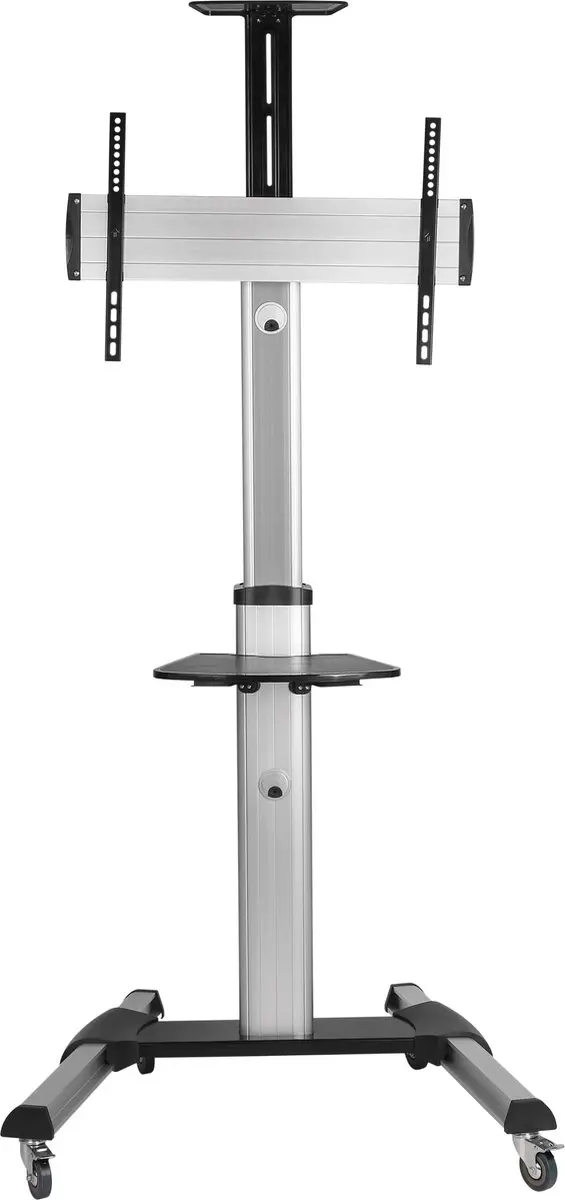 InLine TV Trolley 23170A - 37-70" - 50 kg - Zwart/Zilver