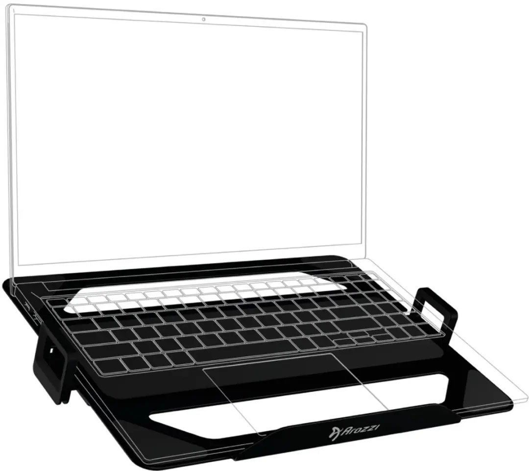 Arozzi Laptophouder AZ-ALZARE-LH-BK - 11,6-18" - Zwart