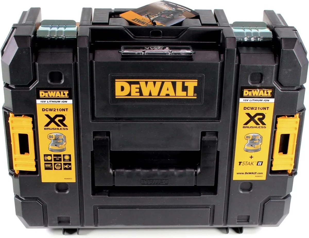 DeWalt DCW210D1 Excentrische Schuurmachine 18V - 12.000 tpm 125mm - afbeelding 2 van 5