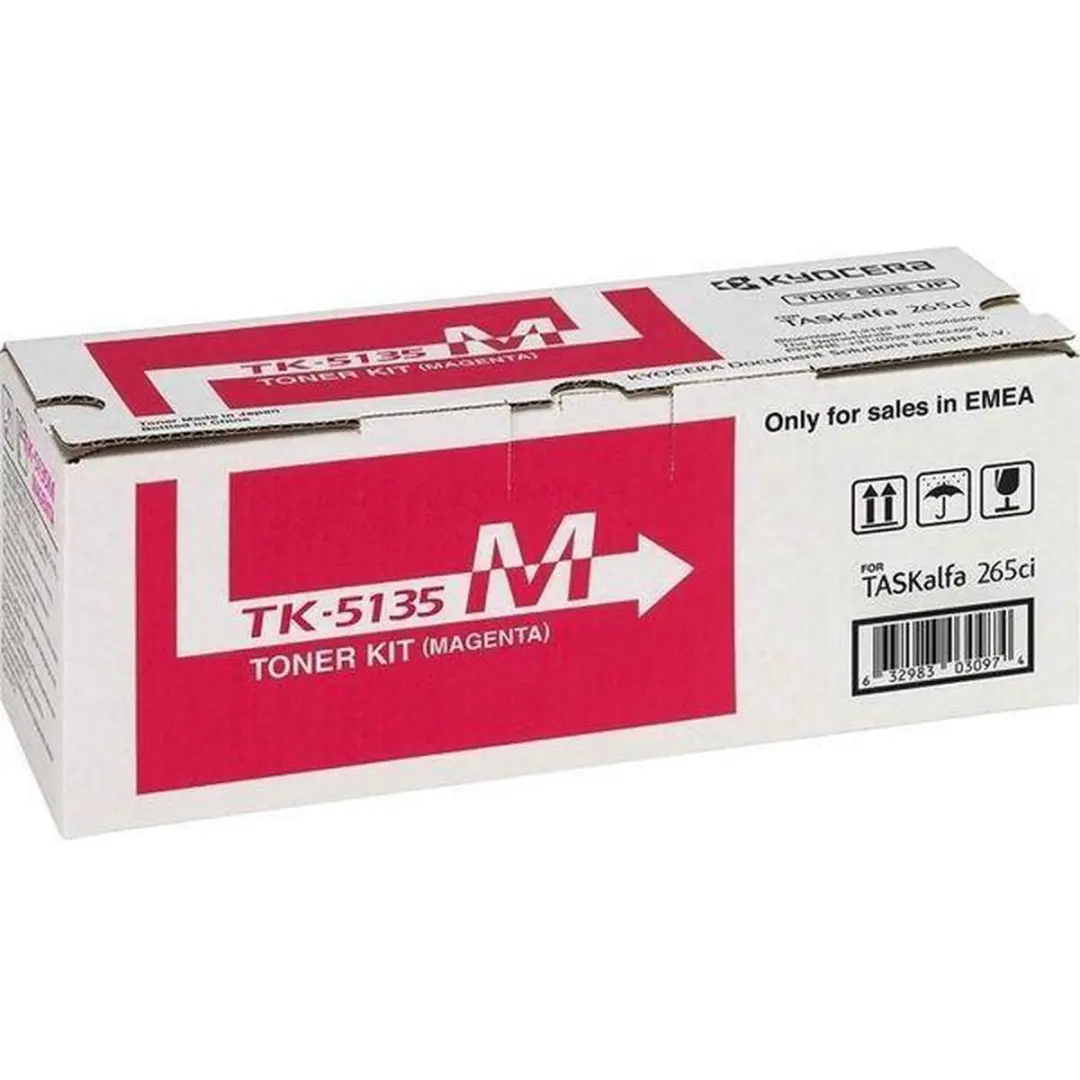 Kyocera TK-5135M Magenta Toner - 5000 pagina's