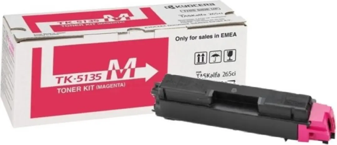 Kyocera TK-5135M Magenta Toner - 5000 pagina's