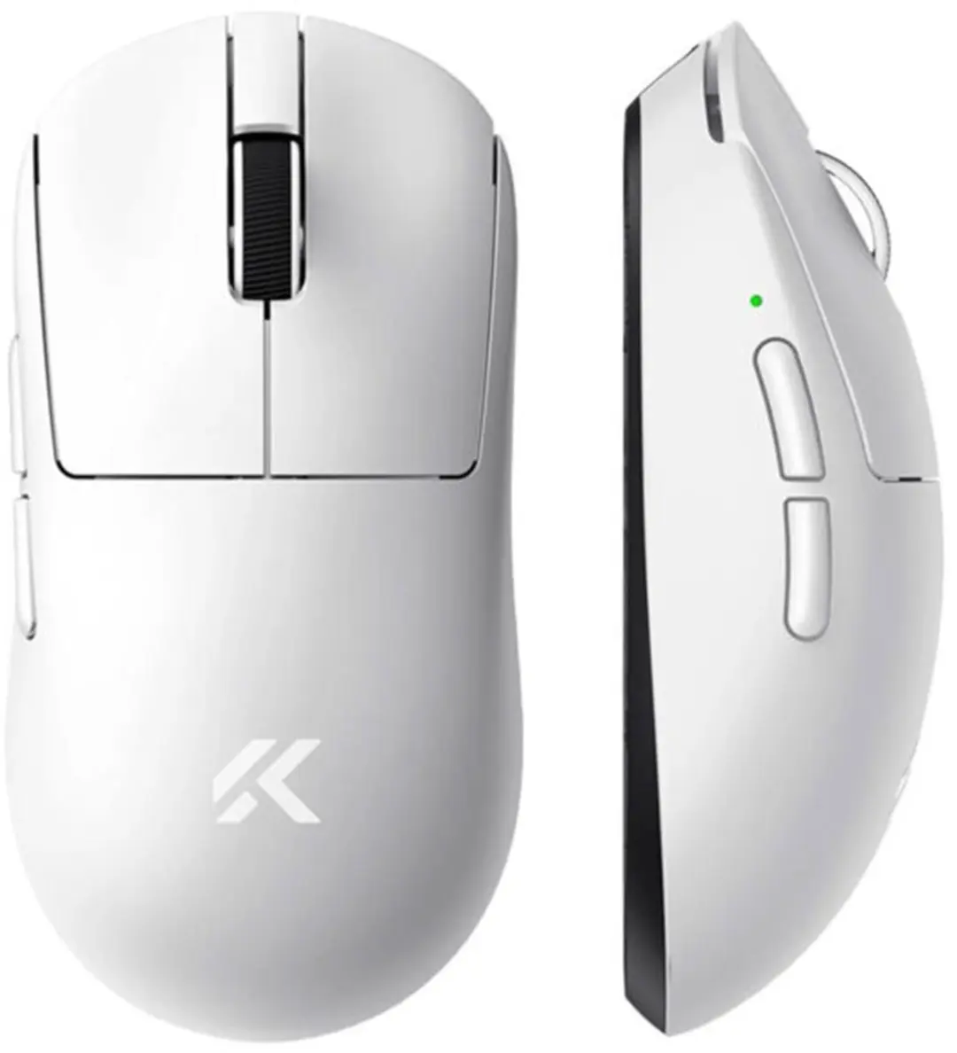 MCHOSE A7 V2 Pro Gaming Muis - Wit - 7 Knoppen