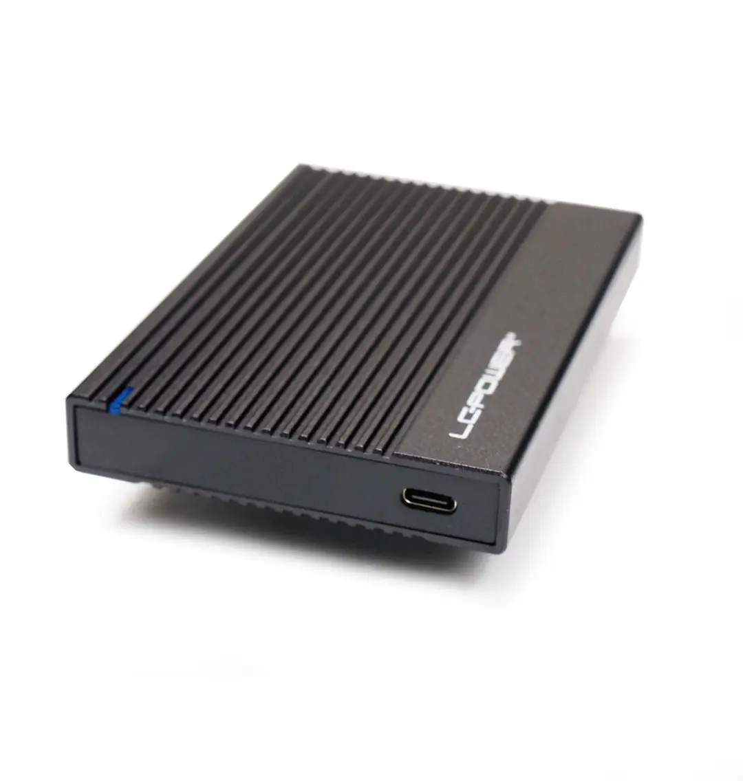 LC Power 25U3-B-C1 Externe Harde Schijf 2.5" - USB-C 10Gb/s - Zwart