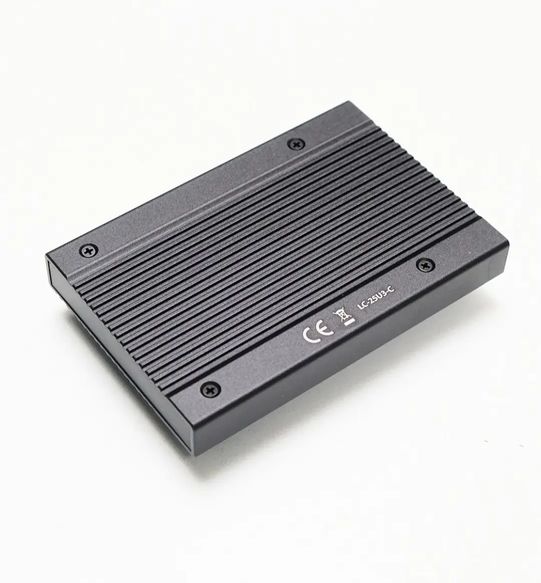 LC Power 25U3-B-C1 Externe Harde Schijf 2.5" - USB-C 10Gb/s - Zwart