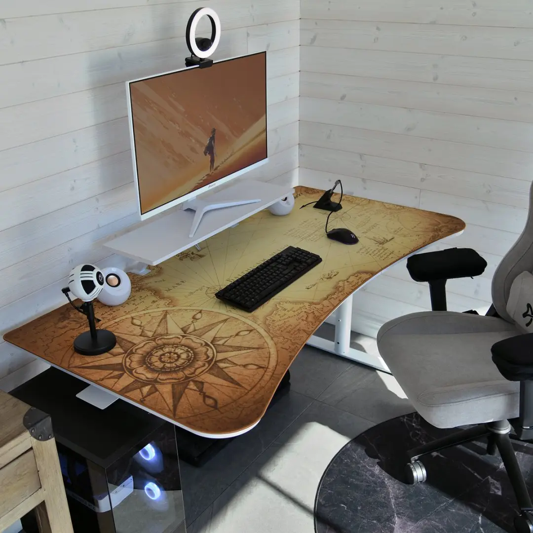Arozzi Arena Gaming Bureau Vervangende Muismat Navigators Map 160cm