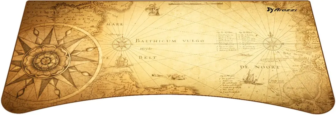 Arozzi Arena Gaming Bureau Vervangende Muismat Navigators Map 160cm