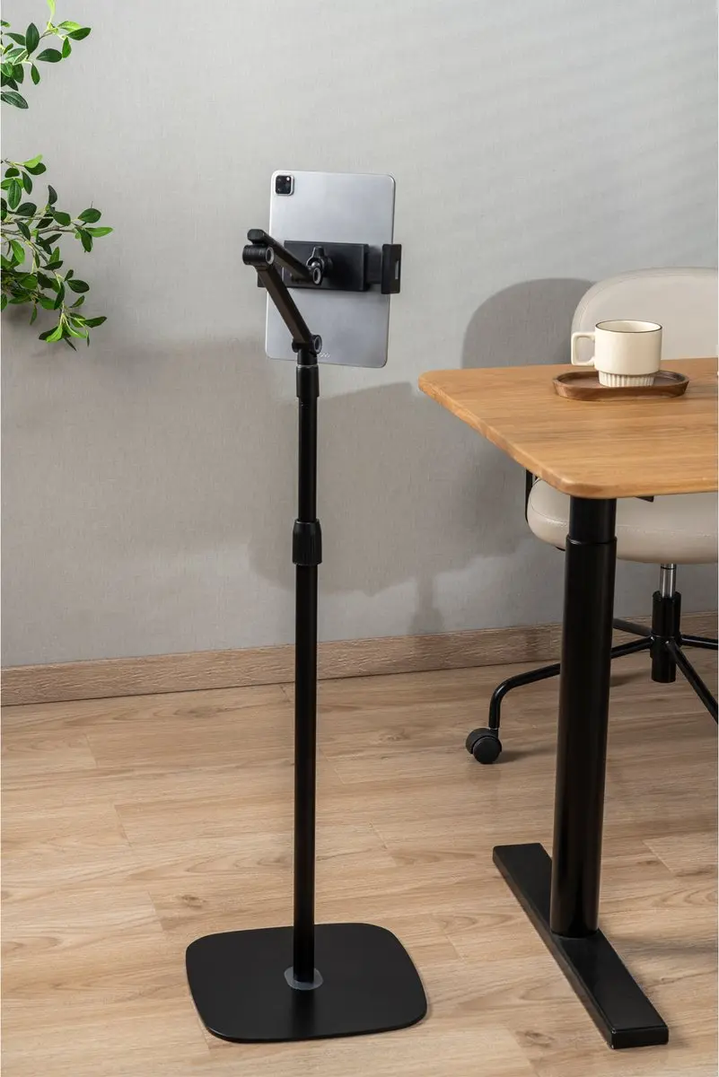 InLine Tablet Vloerstandaard 55725S - 12,9 inch - Zwart