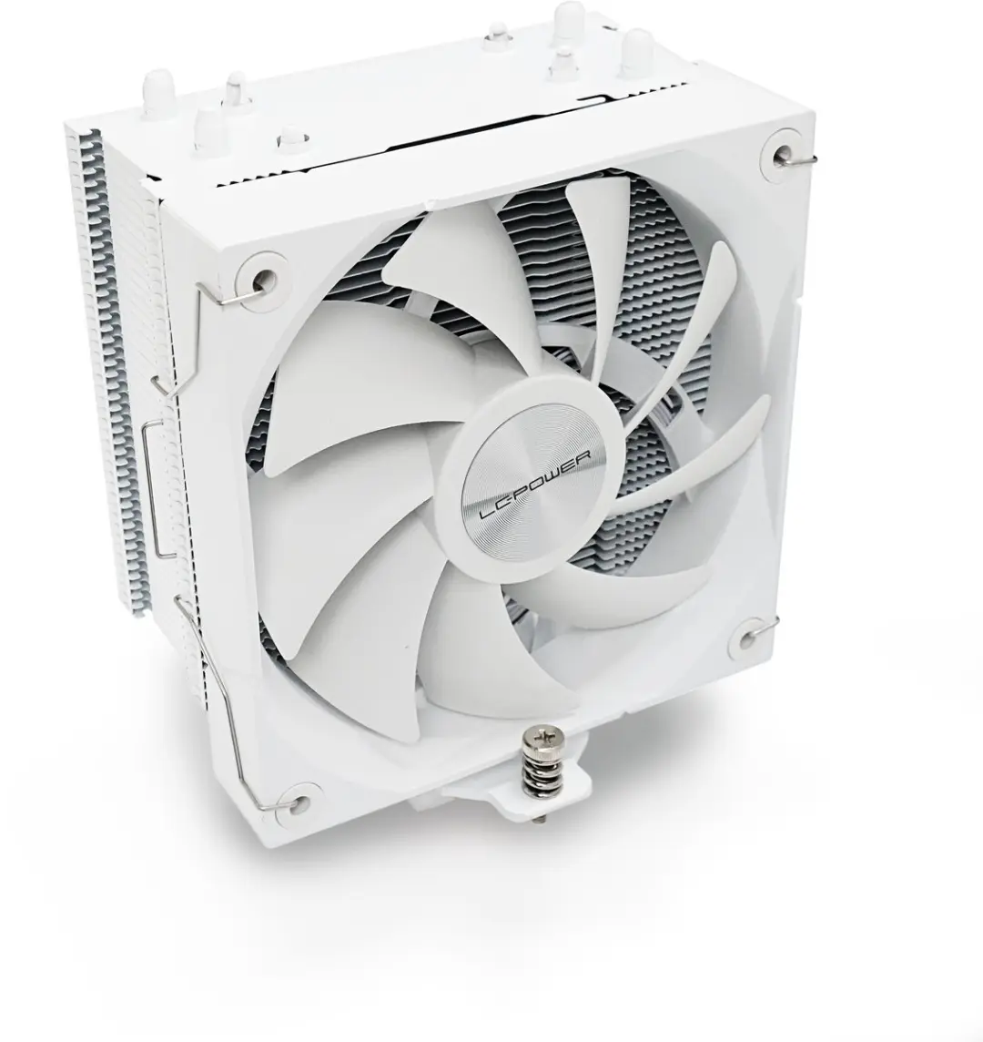 LC Power LC-CC-120-W4 CPU-koeler - Wit - 120mm