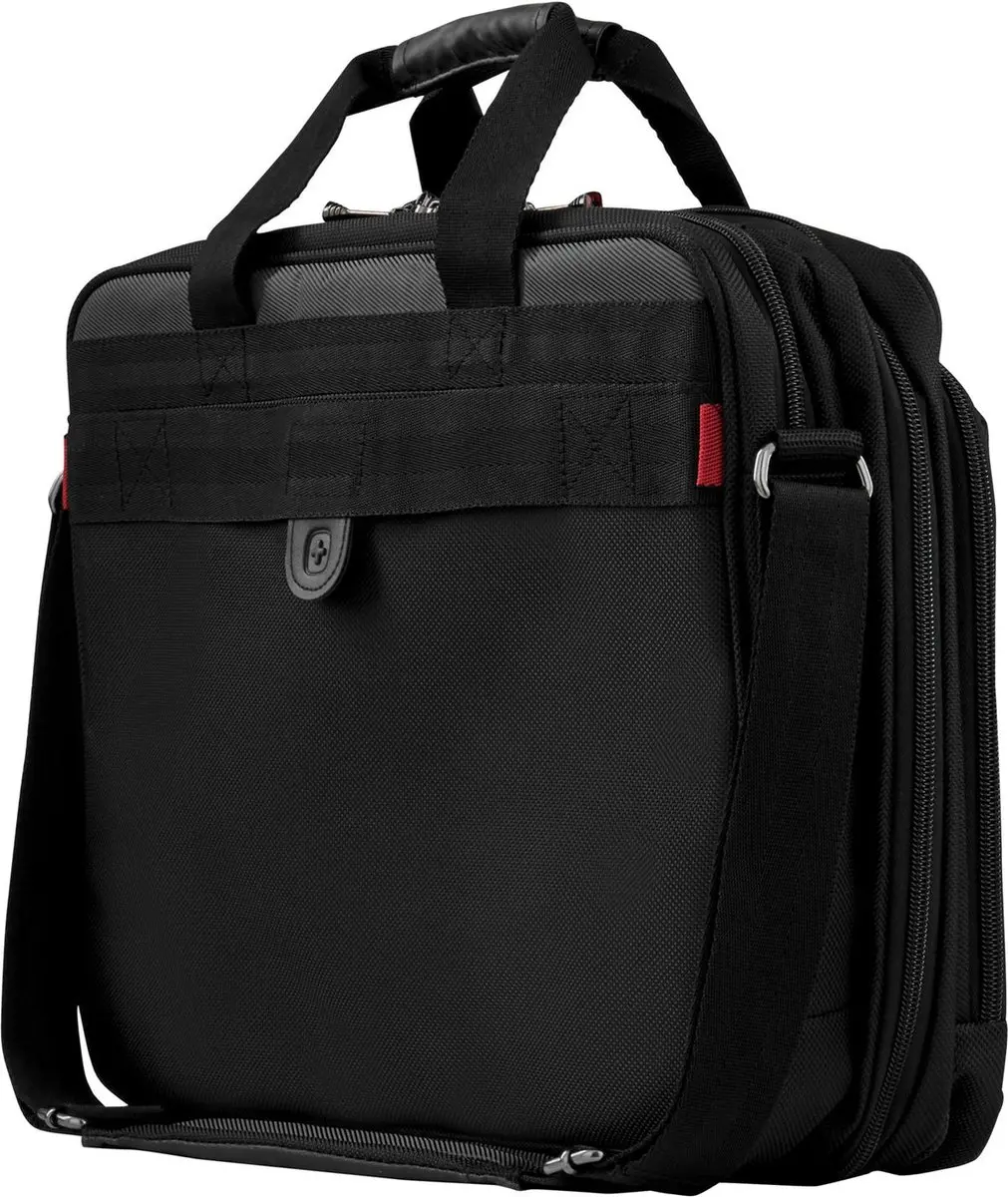 Wenger Legacy 16" Laptoptas - 3 Vakken - 16 inch - Black/Grey