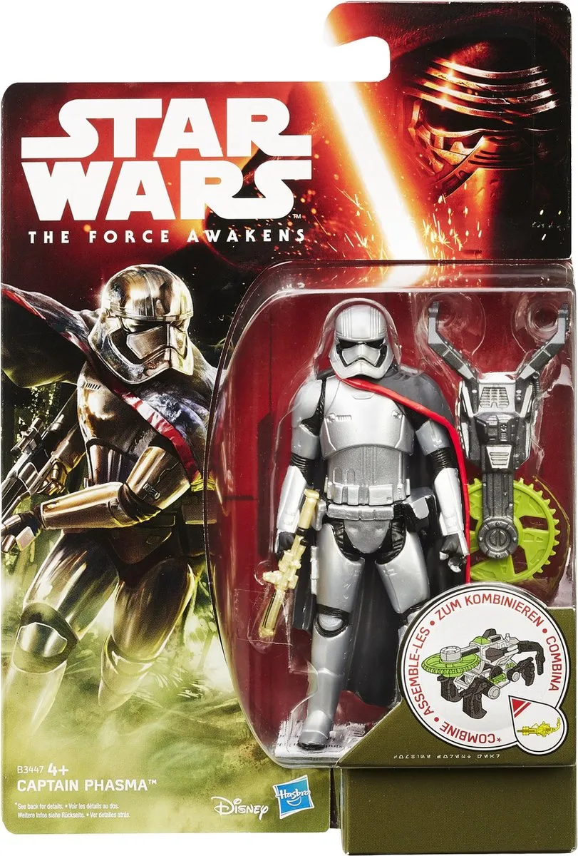 Hasbro Star Wars Captain Phasma Actiefiguur B3447ES00 - Meerkleurig