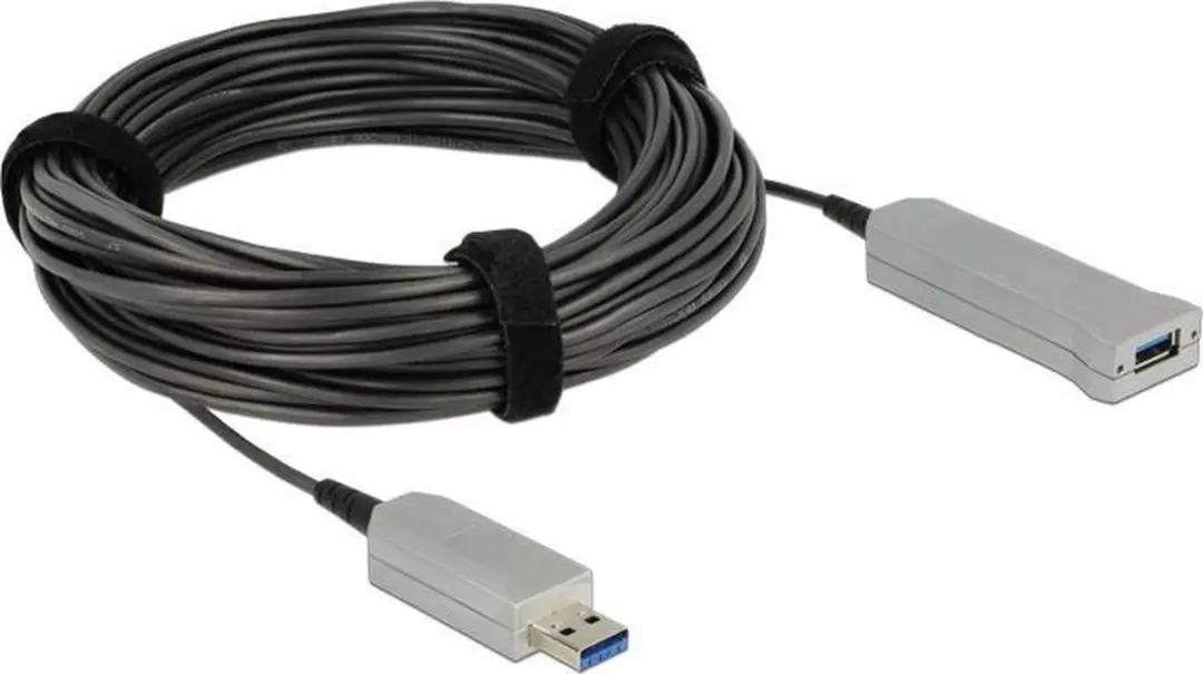 Delock DLCK-83739 USB Verlengkabel - 20m - USB 3.0 - 0,9A - Zwart