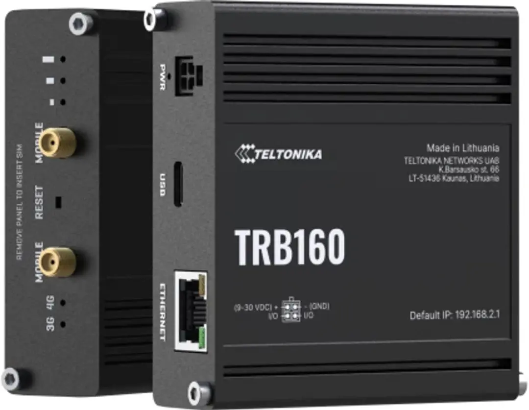 Teltonika TRB160 Industrieel 4G-router 1000 Mbps - Staal