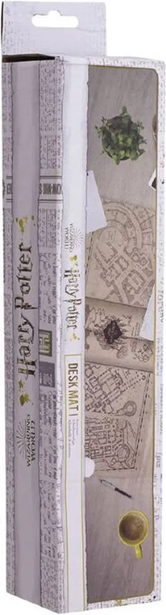 Paladone Harry Potter Sluipwegwijzer Bureau Onderlegger - Paars/Wit/Zwart