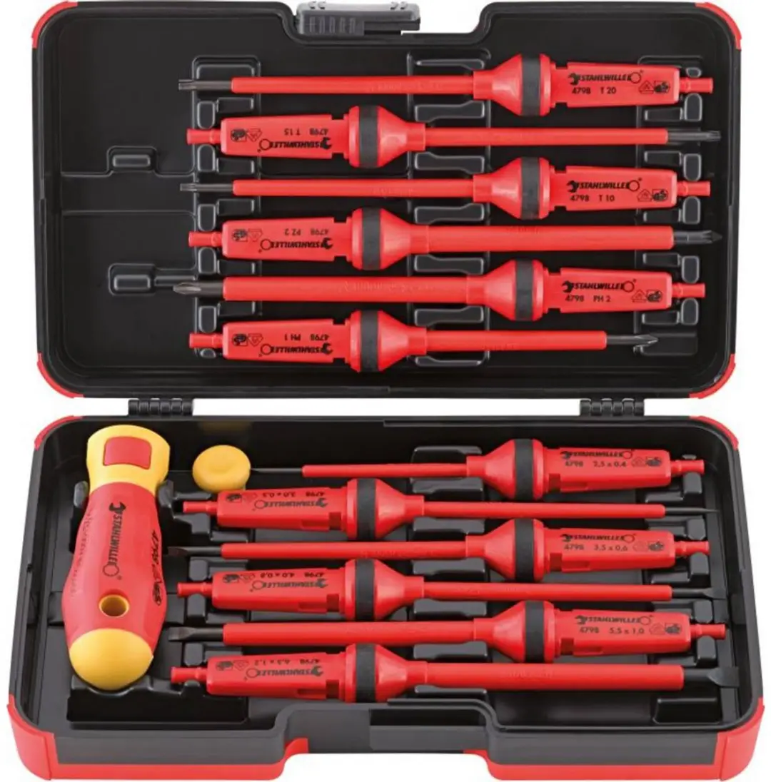 Stahlwille 4798 VDE Gereedschapsset - Verwisselbare schroevendraaiers - afbeelding 6 van 6