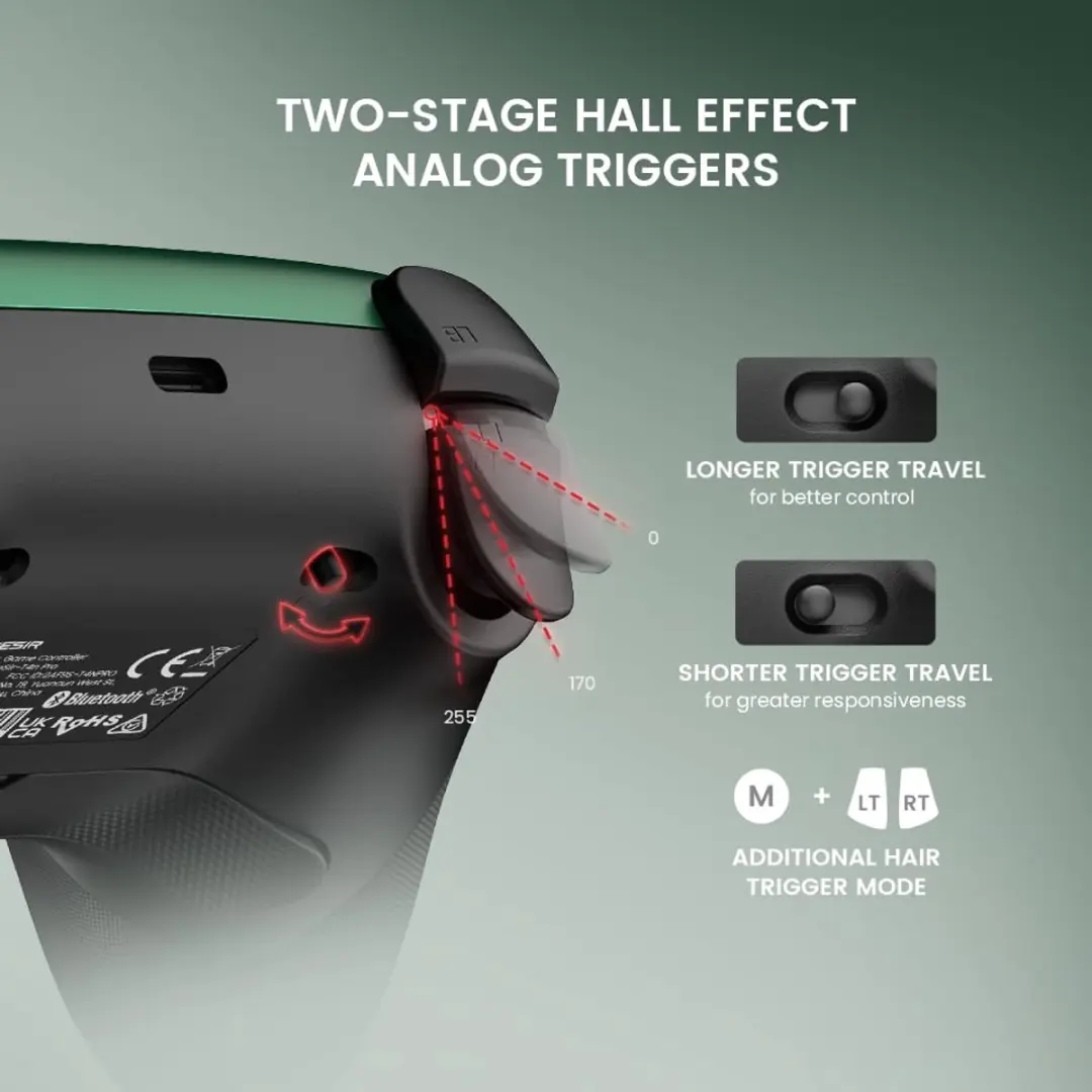 GameSir Super Nova GSNVPG001 Draadloze Controller - Groen