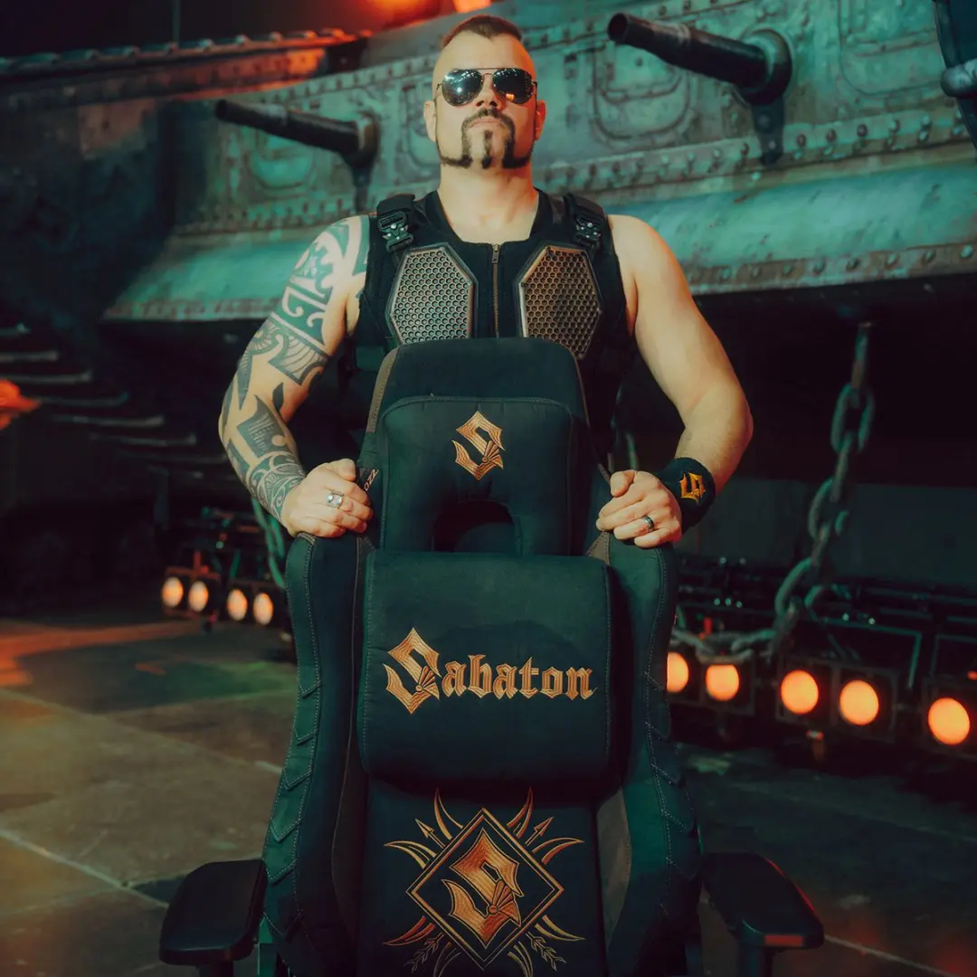 Arozzi Vernazza Gamingstoel Sabaton Legends - Zwart