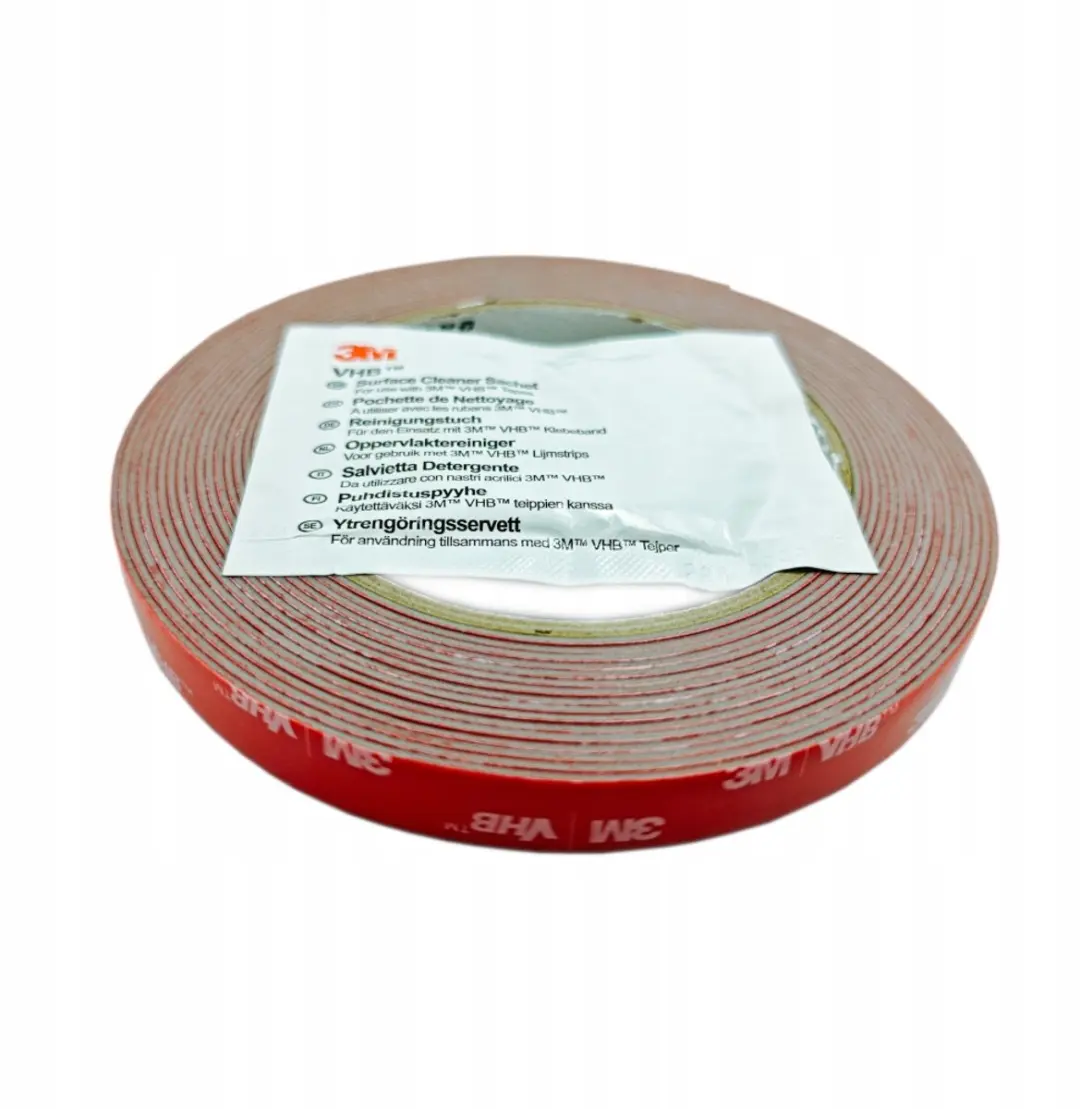3M VHB GPH Dubbelzijdige Acryltape 12mm x 10m - afbeelding 4 van 5