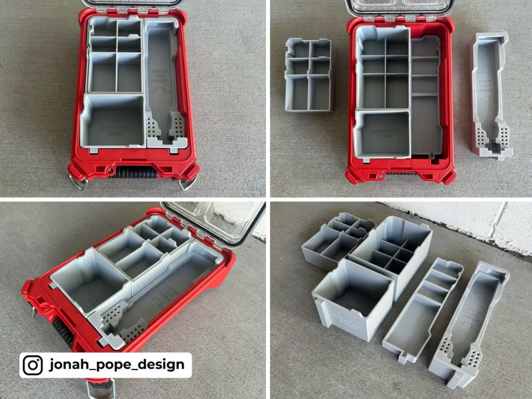 Milwaukee Packout Organizer Inlay M12 BLROT