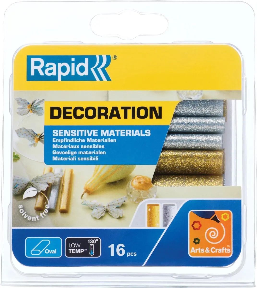 Rapid Glitter Lijmpatronen 9mm