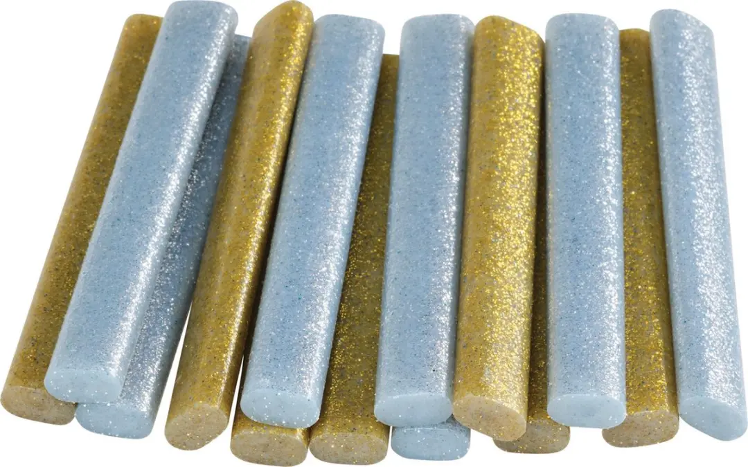 Rapid Glitter Lijmpatronen 9mm - Goud & Zilver - 18 Stuks