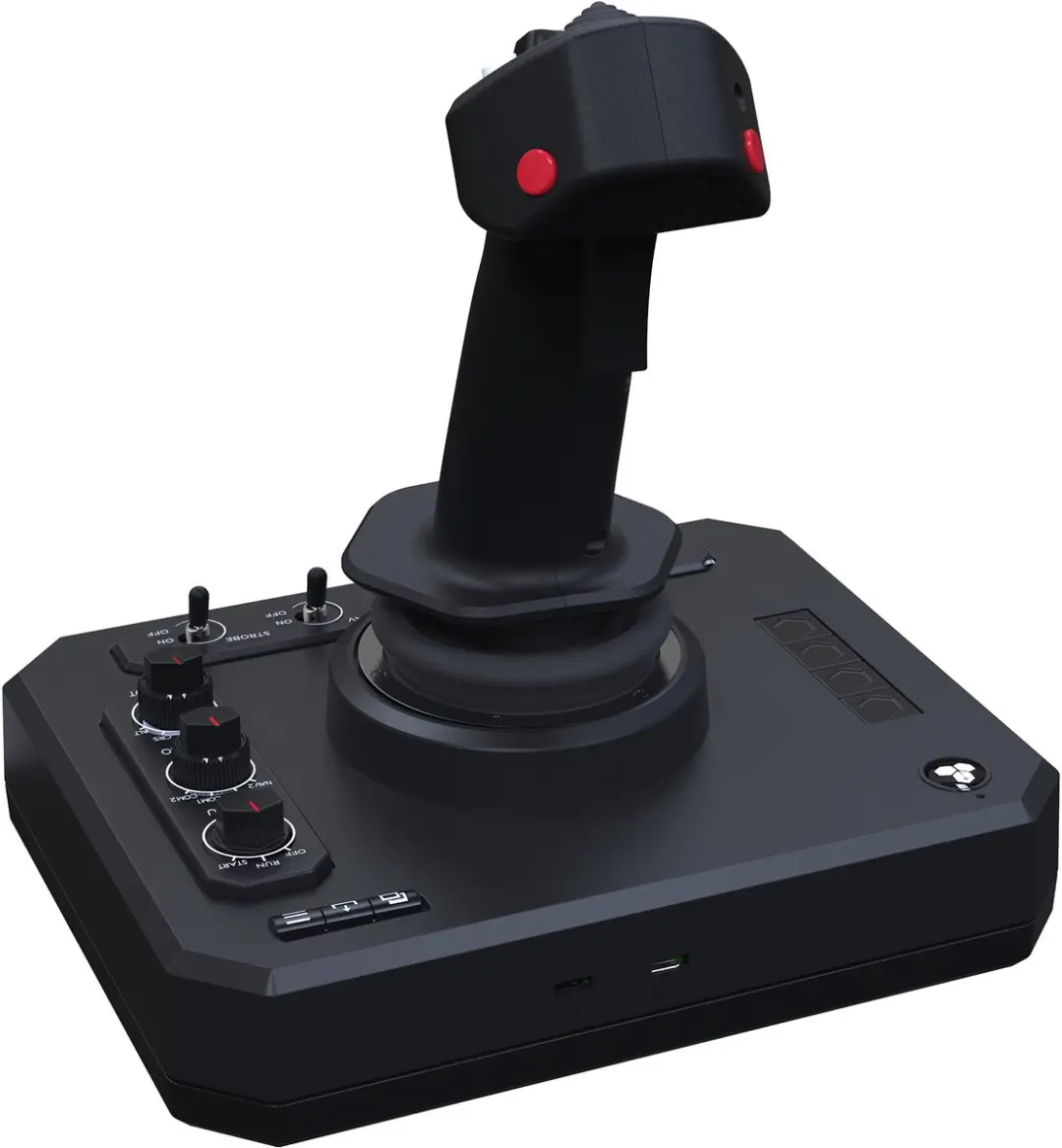 Honeycomb Foxtrot Aviation Stick HC003363 - Joystick - 22 Knoppen - Zwart